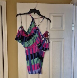 Multicolor Striped Women's Top